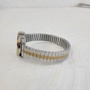 Timex Indiglo Watch Women Essex Avenue Two Tone Mother of Pearl Dial